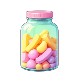 Scatter candy slot symbol